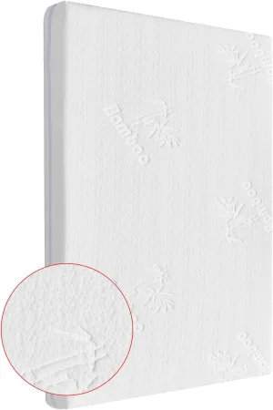 Bassinet Mattress Pad 36.5X25X1.5, Fits Dream On Me Nest/Zodiak/Zoom Portable, Pamo Babe Deluxe and Baby Trend Deluxe Portable, Waterproof Breathable Soft Baby Foam with Removable Zippered Cover