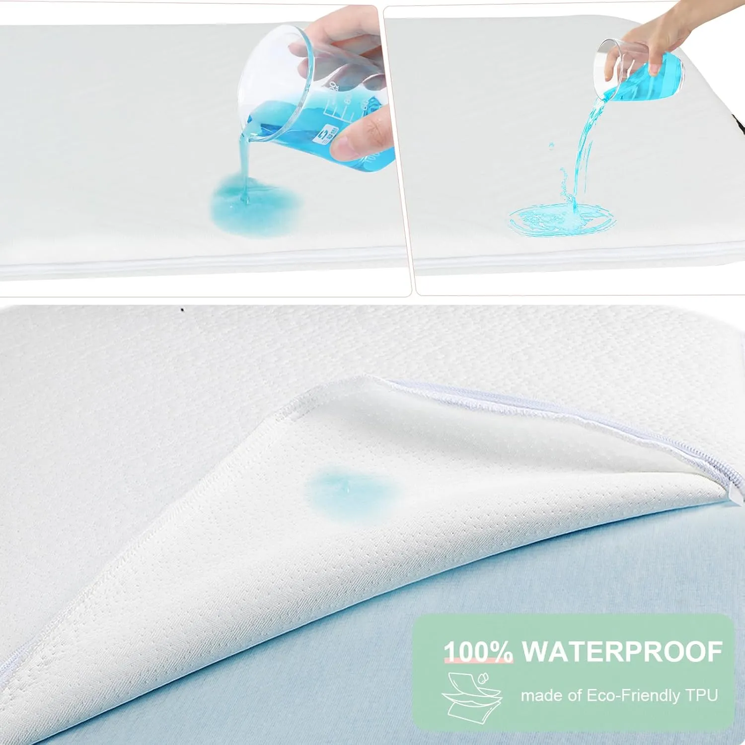 Bassinet Mattress Topper, Gel Memory Foam Mattress with Removable Cover(32" x 22"), Fit for Maxi-COSI Iora, Graco Travel Lite, Fodoss, Yacul and Cloud Baby Bassinet, Soft Mattress
