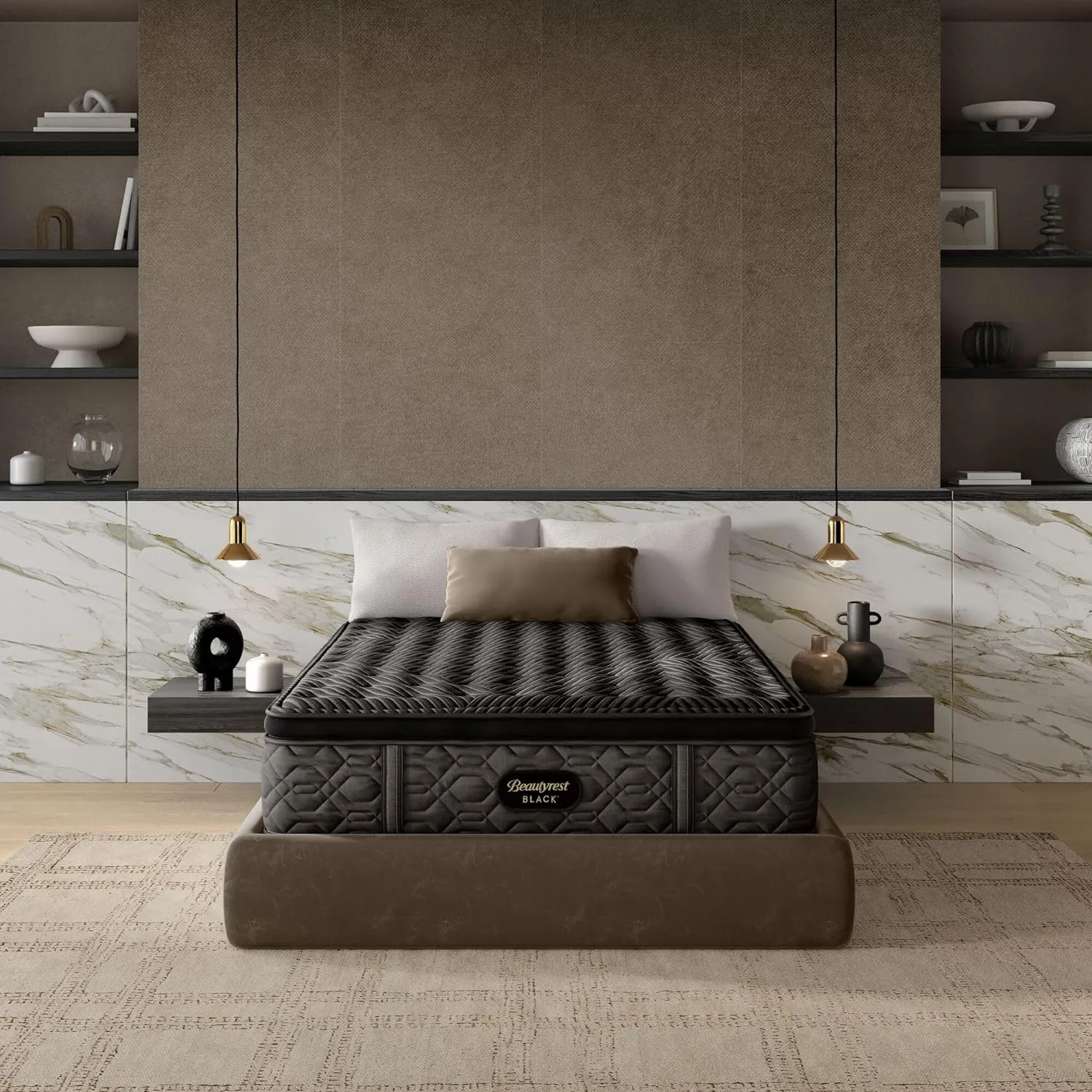 Beautyrest Black Series One 14.25" Firm Pillow Top King Mattress - Breathable, Cooling, and Supportive - CertiPUR-US Certified, 100-Night Sleep Trial, and 10-Year Limited Warranty
