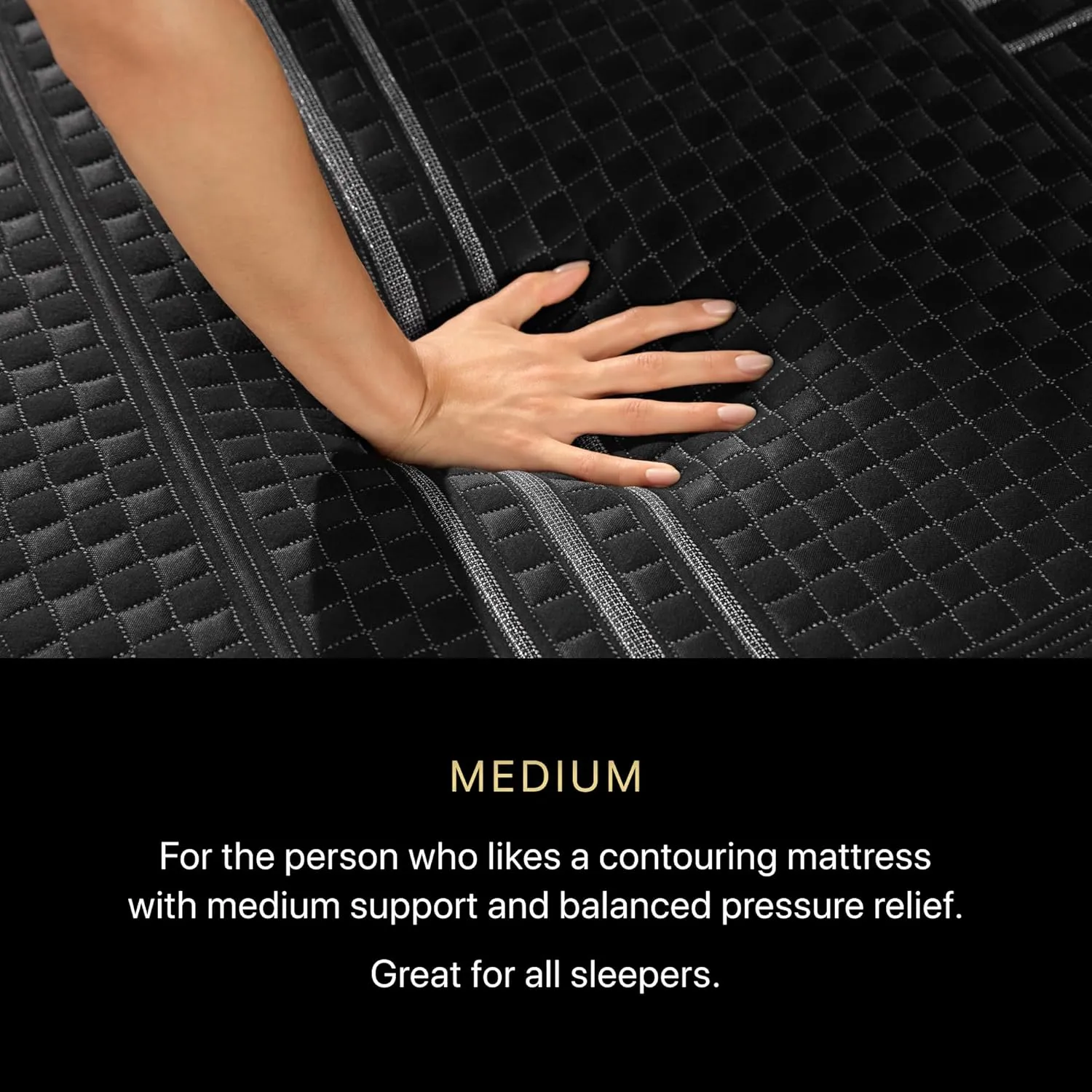 Beautyrest Black Series One Medium 13" Queen Hybrid Mattress, Cooling Tech, Contouring Comfort, Individualized Support, CertiPUR-US, 100-Night Sleep Trial, 10-Year Limited Warranty