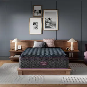 Beautyrest World Class Level Three Medium Pillow Top 15.75" Mattress - Queen Size - Supportive, Pressure Relief, Cooling, Motion Separation; CertiPUR-US, 100 Night Sleep Trial and 10 Year Warranty