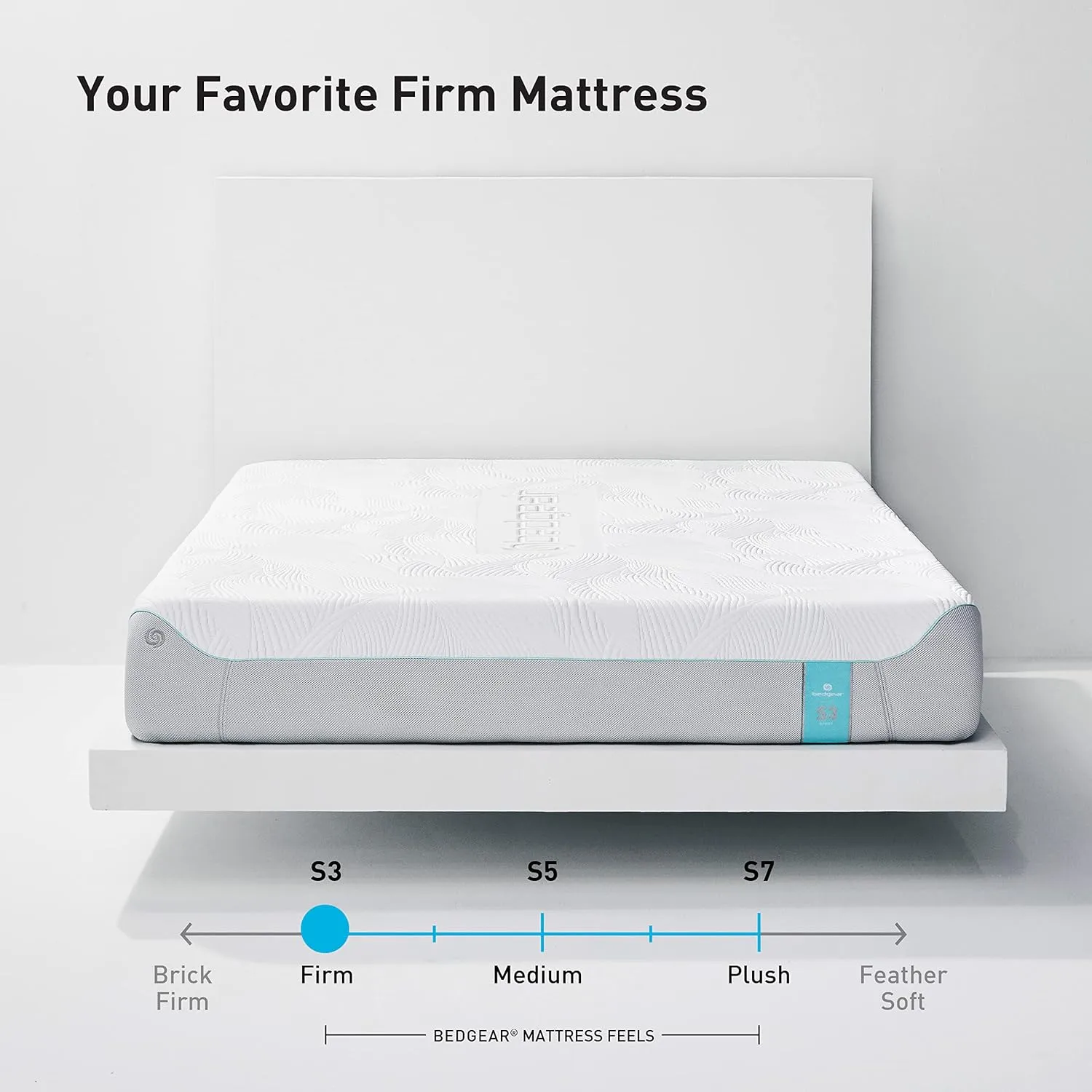 Bedgear Sport Performance Mattress – 2020 Version – Cal King Mattress – Firm Feel – Powered by Ver-Tex Technology – Instant Cooling and Breathable Sleep