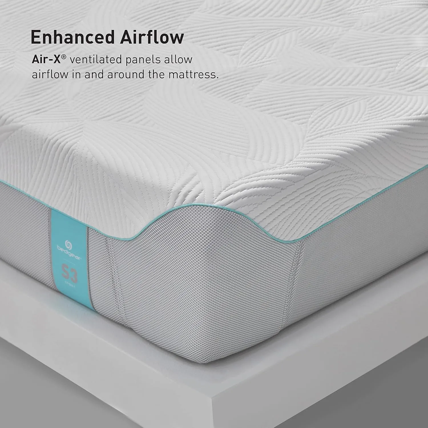 Bedgear Sport Performance Mattress – 2020 Version – Cal King Mattress – Firm Feel – Powered by Ver-Tex Technology – Instant Cooling and Breathable Sleep