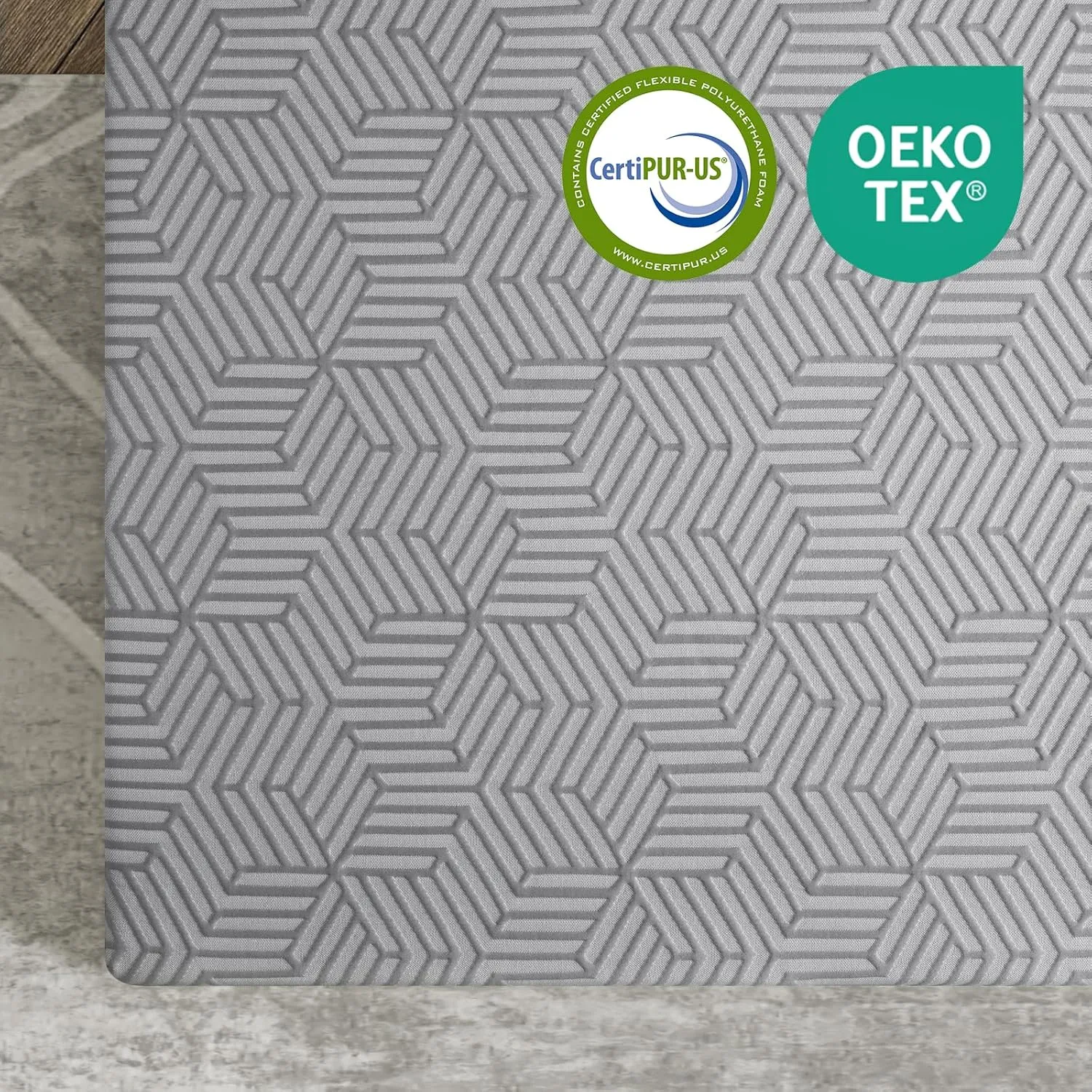 BedStory Firm Mattress Topper King - 4 Inch Memory Foam Mattress Topper - High Density Foam Bed Toppers for Back Pain Relief