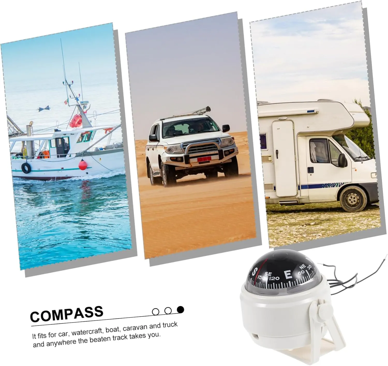 BESPORTBLE Compass Car Boat Car Decoration Compass for Car Dashboard Vehicle Dashboard Compass Boat Compass Vehicle