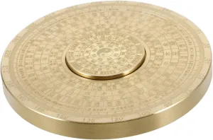 BESPORTBLE Plate Decoration Decor Vintage Luck Charms Ornament Traditional Feng Shui Compass Finger Small Mini Pan Golden Copper