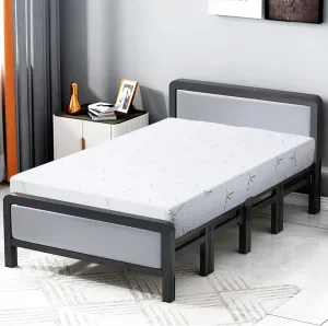 BestMassage 8 in Gel Memory Foam Mattress Mattresses for Cool Sleep & Pressure Relief,Medium Firm Mattresses CertiPUR-US Certified/Bed-in-a-Box (8 in, Queen)