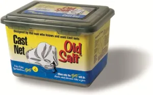 Betts 10PM Old Salt Mono Cast Net, 10', 3/8" Mesh, 1 lb Per Foot