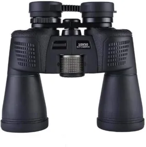 Binoculars HD High-Powered Telescope DT12X45 16 10X50 Binoculars Outdoor Tourism and Environmental Protection (Black)