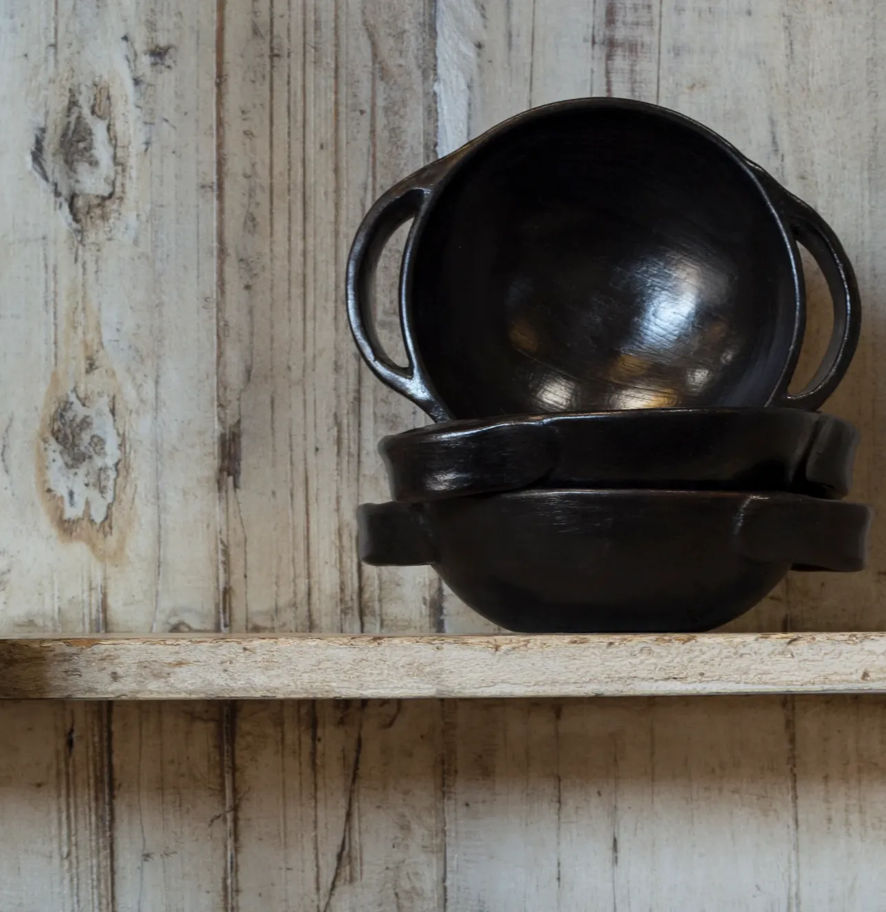 Black Terracotta Serving Bowl