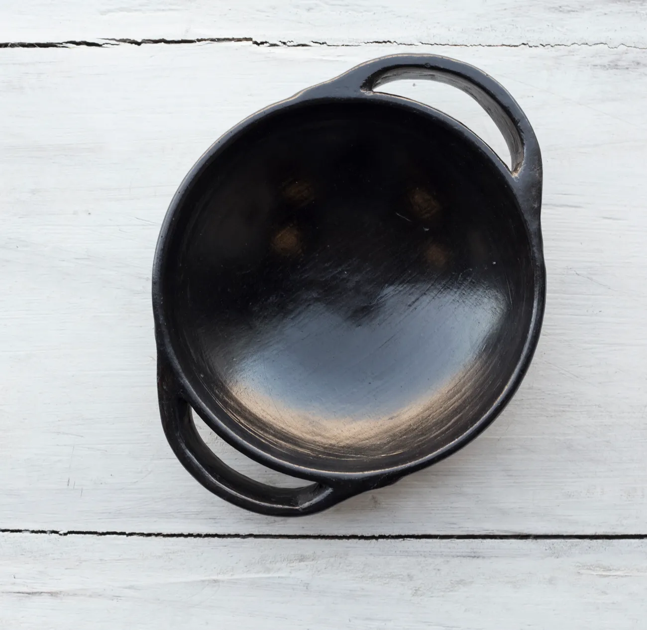 Black Terracotta Serving Bowl