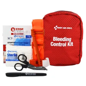 Bleeding Control Kit for California Regulation AB2260, Fabric Pouch