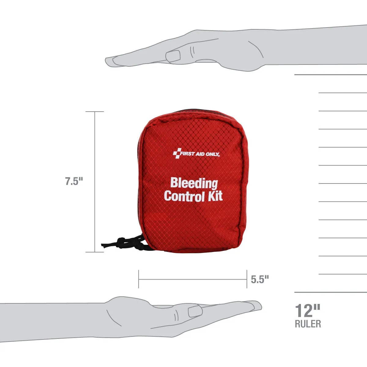 Bleeding Control Kit for California Regulation AB2260, Fabric Pouch