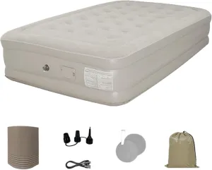 Blow up Mattress | Quick Inflation Deflation Air Mattress | Comfort Inflatable Bed, High Blow up Airbed for Home, Camping, Picnic