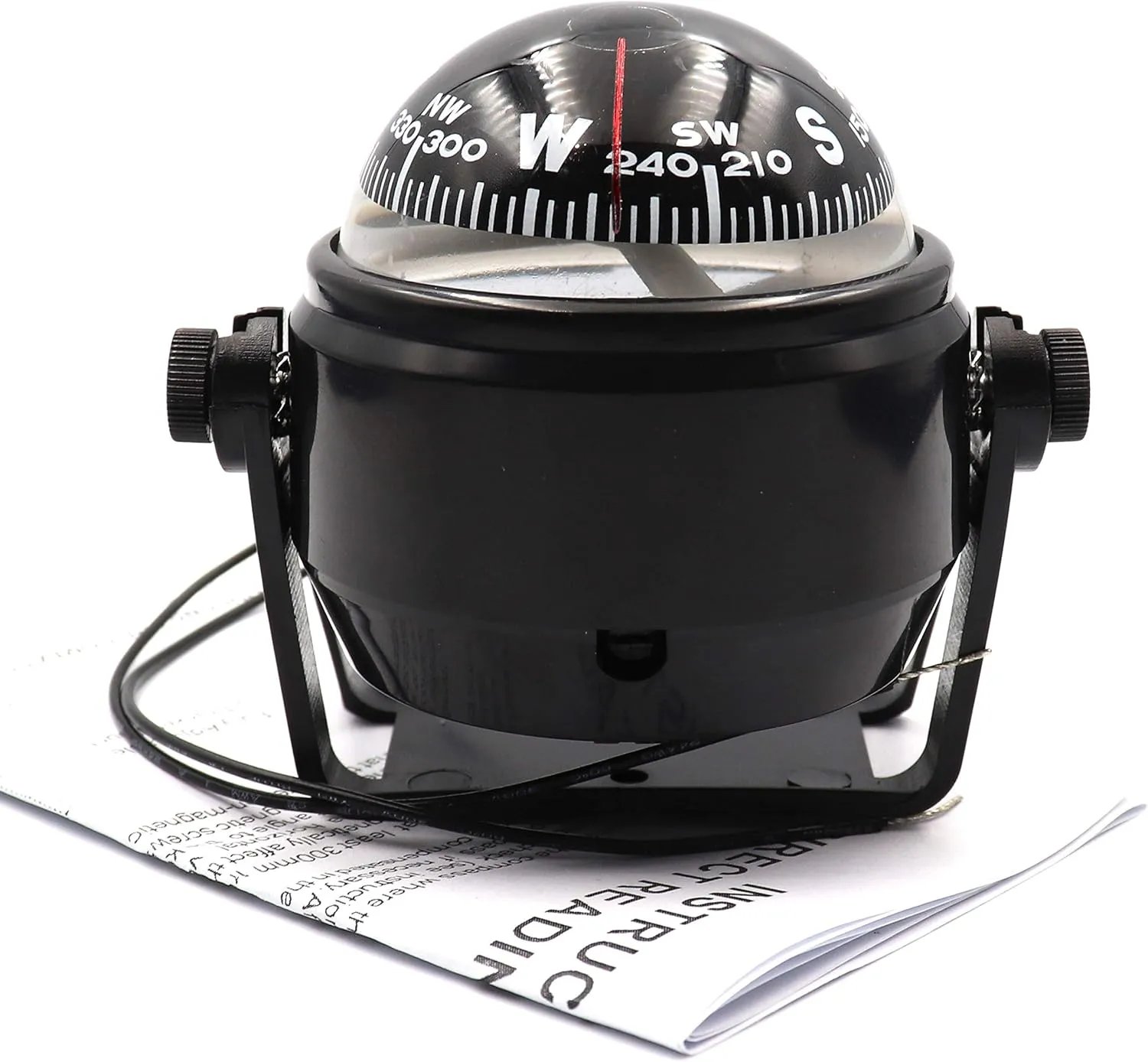 Boat Compass Dashboard Marine Compass for Boat Compass Dash Mount Night Lighting