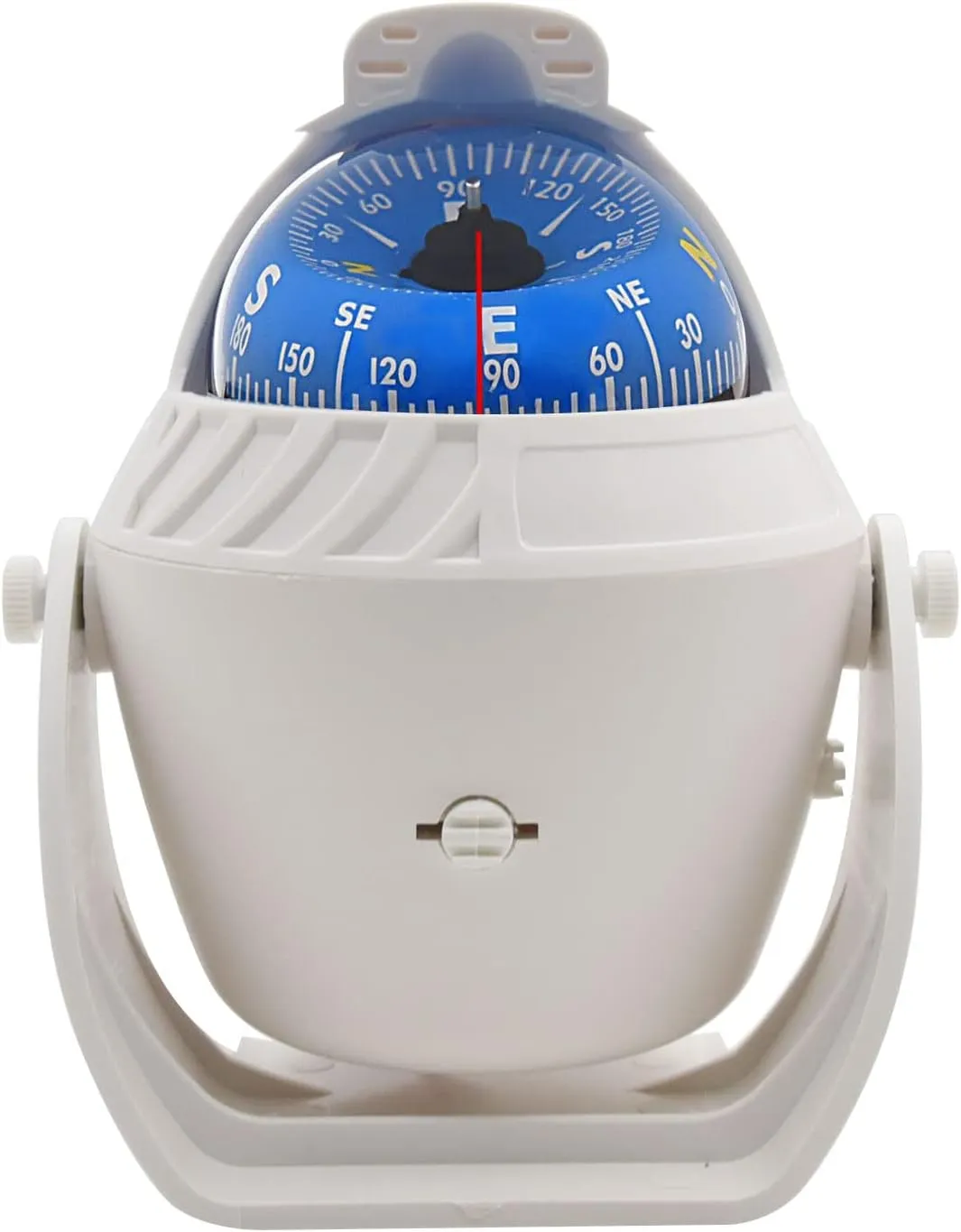 Boat Compass Flush Mount Compass, Marine Compass Dashboard with Light Pivoting, Dashboard Compass for Boat Car, Illuminated Dash Compass Surface Mount