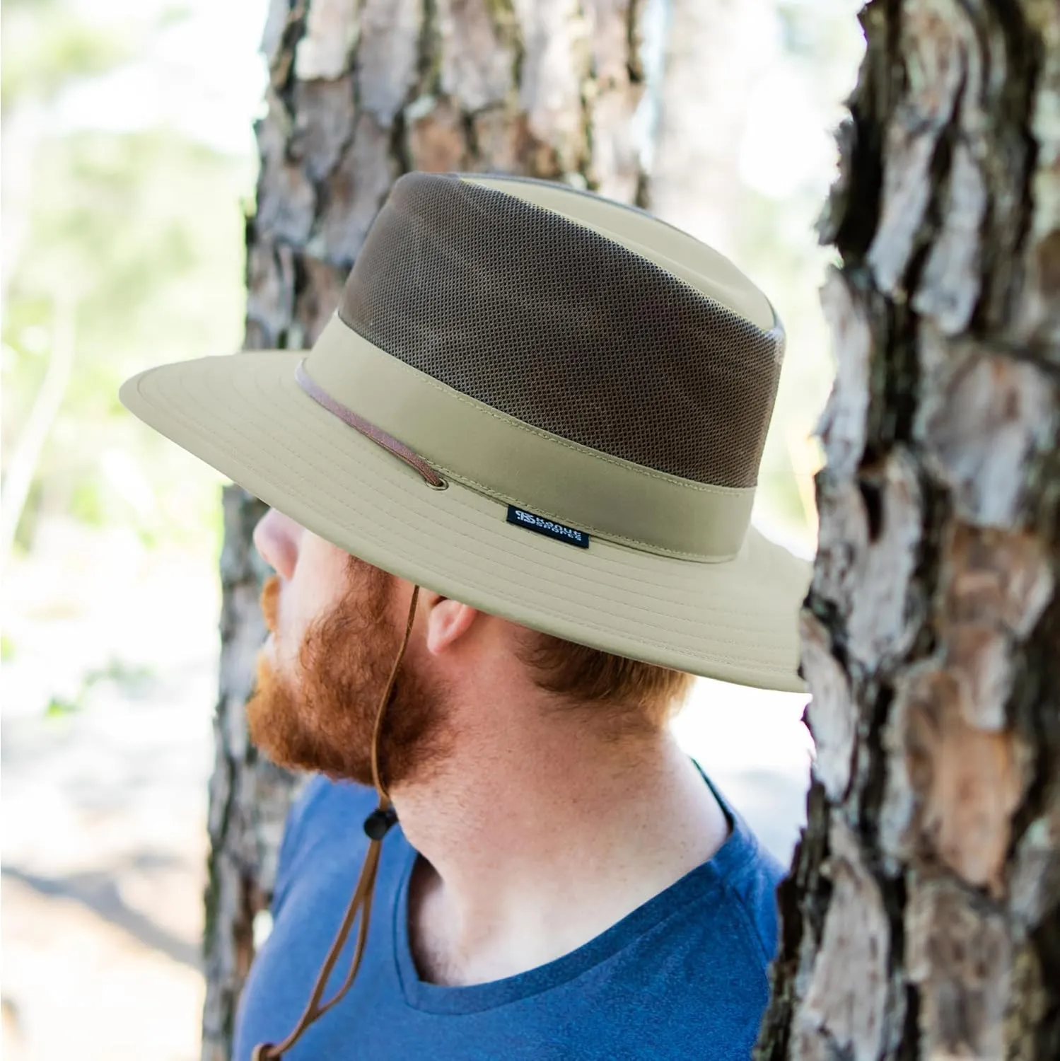 Bouie Safari Sun Hat - UPF 50 , Water-Repellent Wide Brim Bucket Hat for Hiking, Fishing