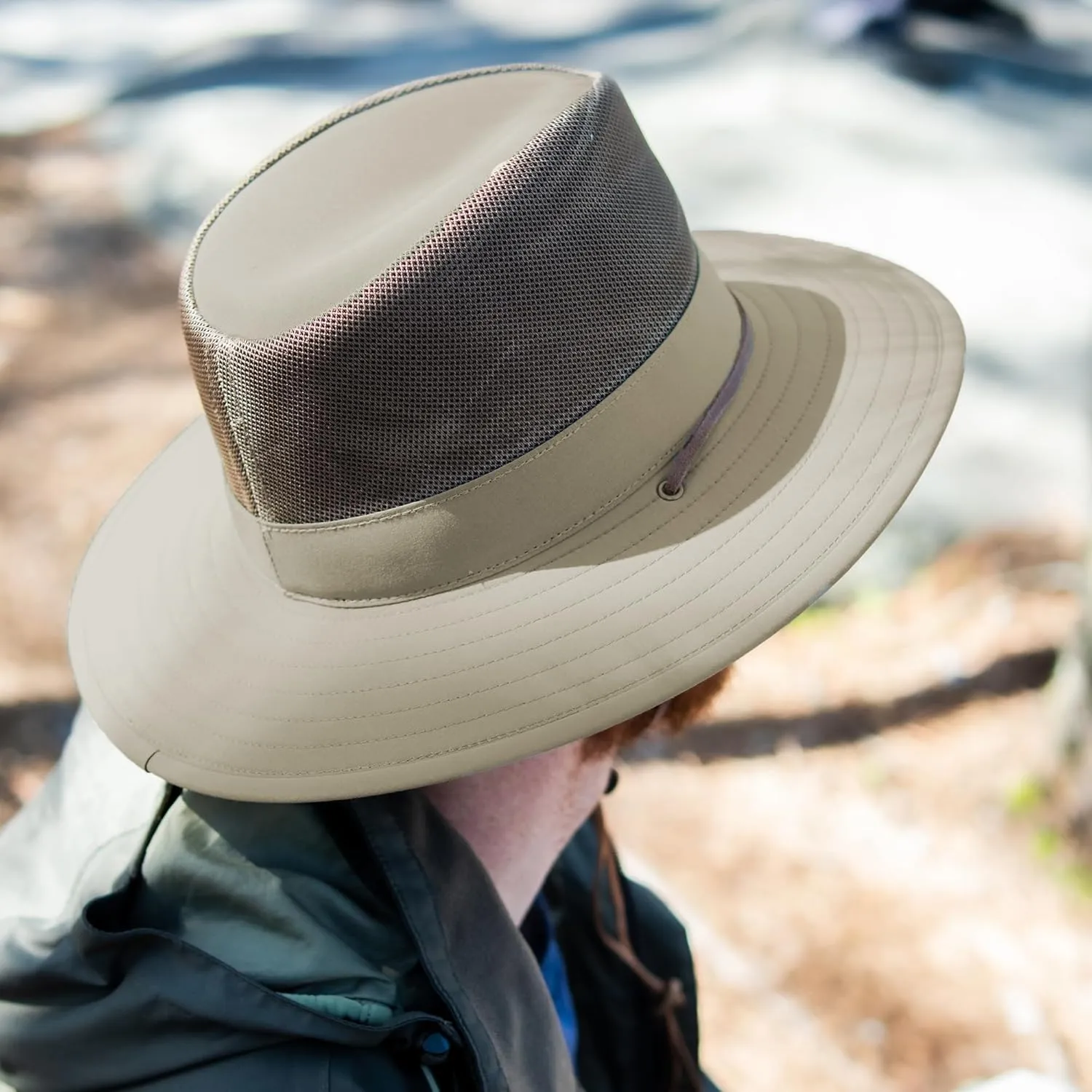 Bouie Safari Sun Hat - UPF 50 , Water-Repellent Wide Brim Bucket Hat for Hiking, Fishing