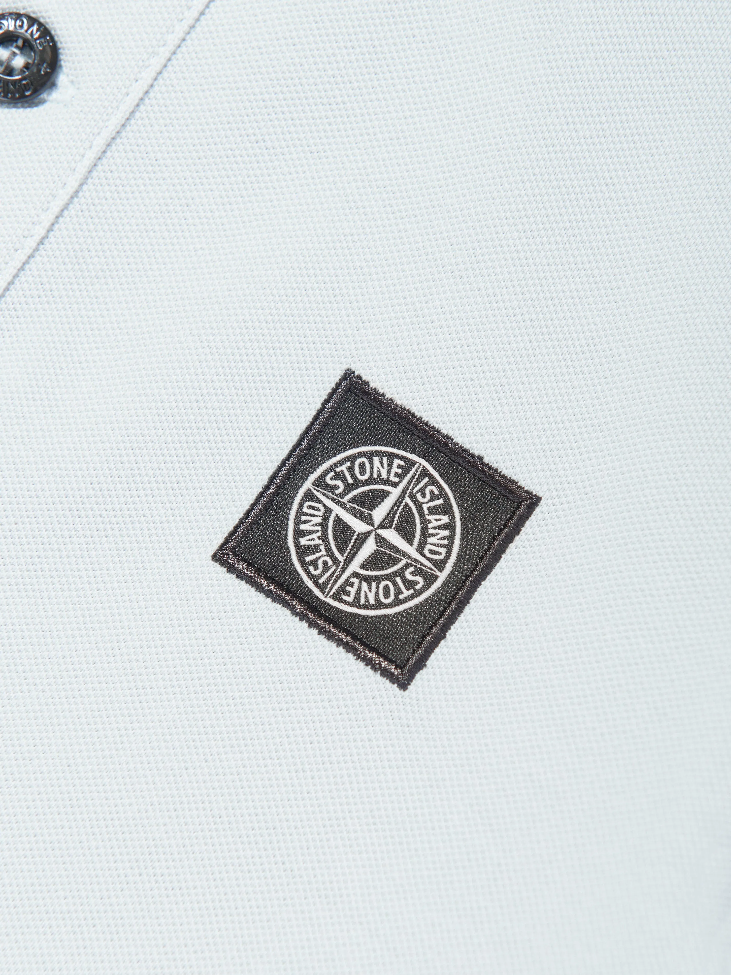 Boys Compass Logo Polo Shirt in Blue