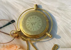 Brass Compass, Polished Nautical Navigational Compass, Graduation Gift, Baptism Gift, Maritime Gift