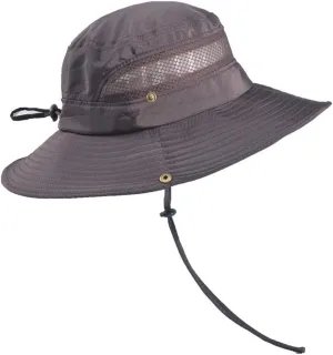 Breathable Mesh Bucket Beach Panama Hat Summer Sun Hat Adjustable Camping Hiking Wide Brim Boonie Cap