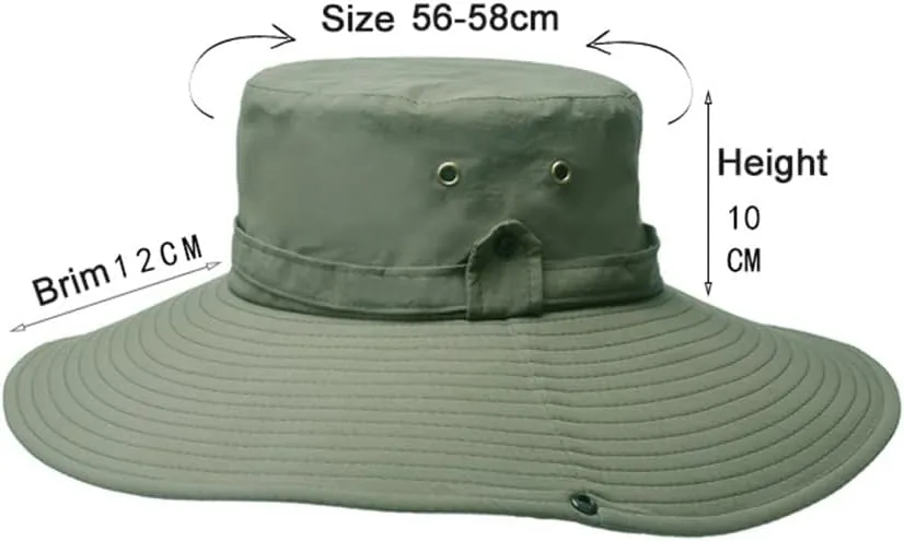 Breathable Mesh Bucket Hat Outdoor Summer Sun Protection Boonie Cap Hiking Fishing Bucket Sun Cap