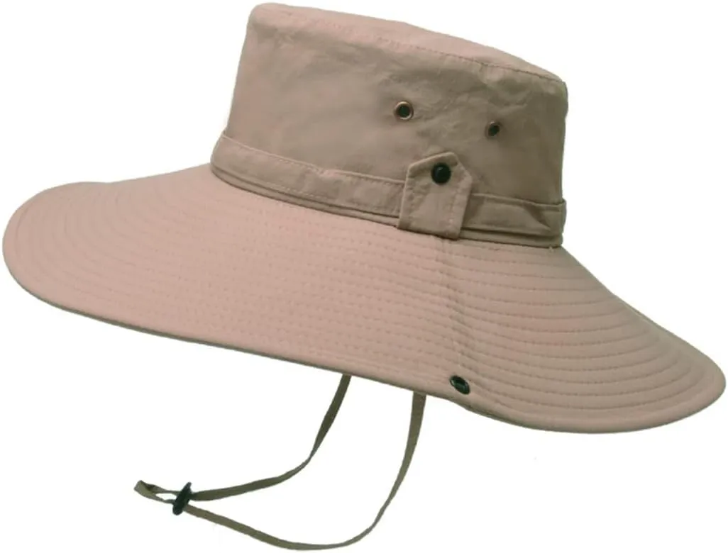 Breathable Mesh Bucket Hat Outdoor Summer Sun Protection Boonie Cap Hiking Fishing Bucket Sun Cap