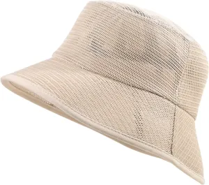 Bucket Hat Full Mesh Oversize Panama Hat Cap Big Head Man Outdoor Fishing Sun Hat Lady Beach Plus Size Bucket Hat 5