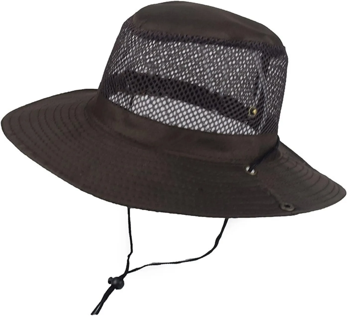 Bucket Hat Men Women Outdoor Beach Seaside Sun Shade Breathable Bucket Hat Male Summer Fishing Collapsible Mesh Fis