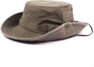 Bucket Hat Men's Cap Summer Mesh Breathable Retro Cotton Bucket Hat Panama Jungle Fishing Hats Dad's Beach Cap Buck