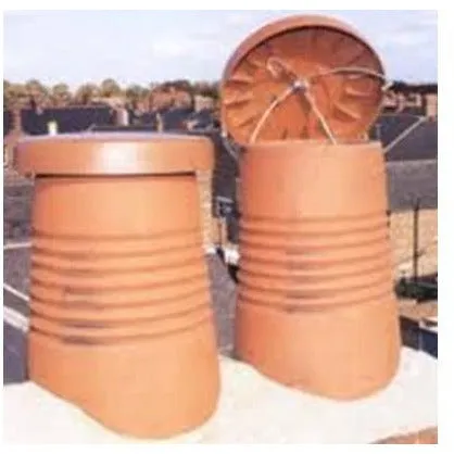 C-Cap Terracotta Chimney Cowl - 300mm for Standard Pots