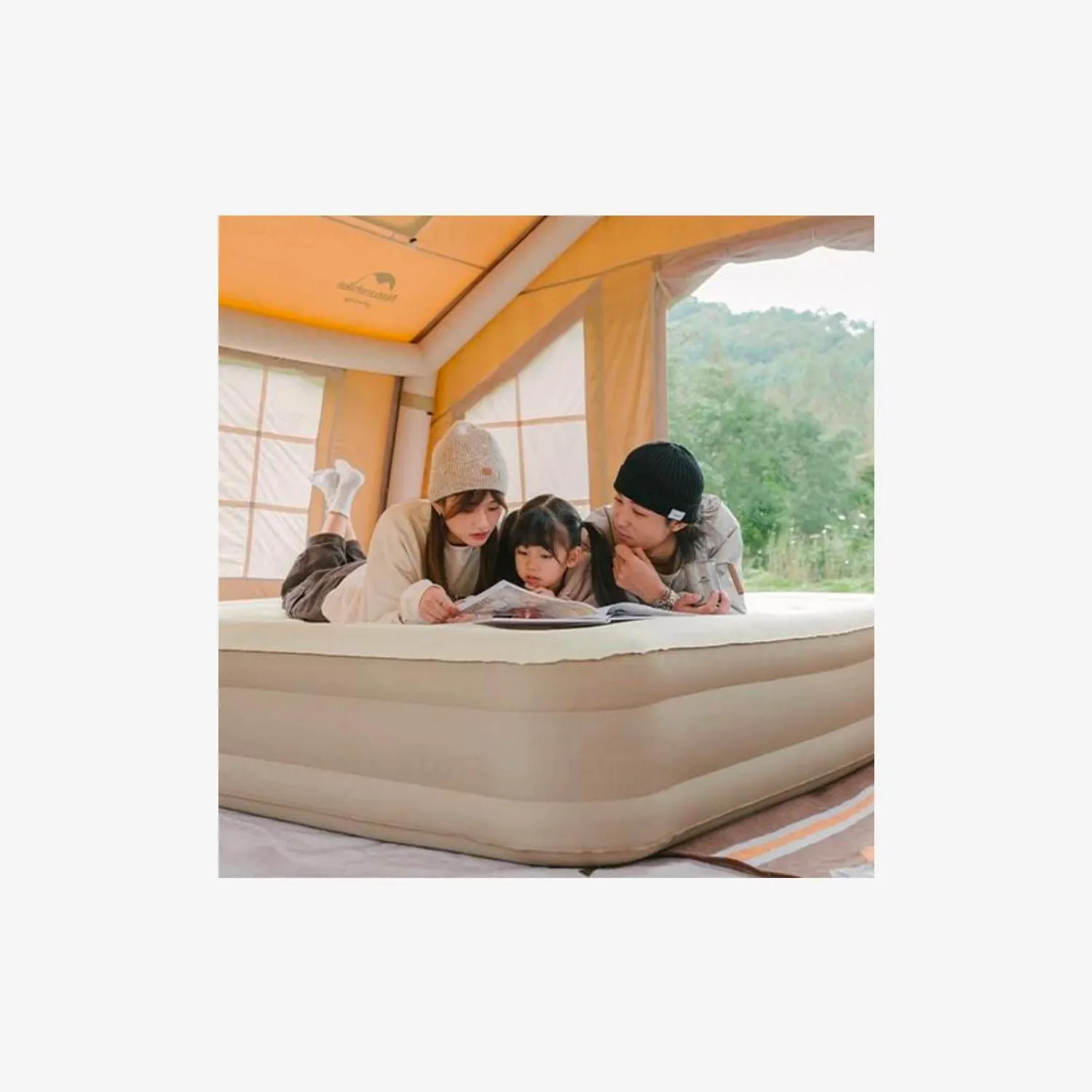 C36 Inflatable Mattress with Built-in Pump (queen)