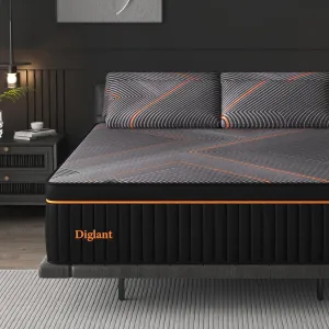 California King Mattress, 14 Inch Plush Hybrid Mattress, Soft Memory Foam with Supportive Zone Pocket Coils for Pain Relief, Cal King Size Edge Support, CertiPUR-US