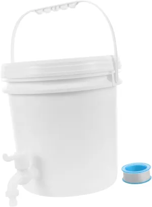 Camping Accessory 10l Large Capacity Water Storage Bucket Collapsible Sink with Faucet Portable Outdoor Water Container