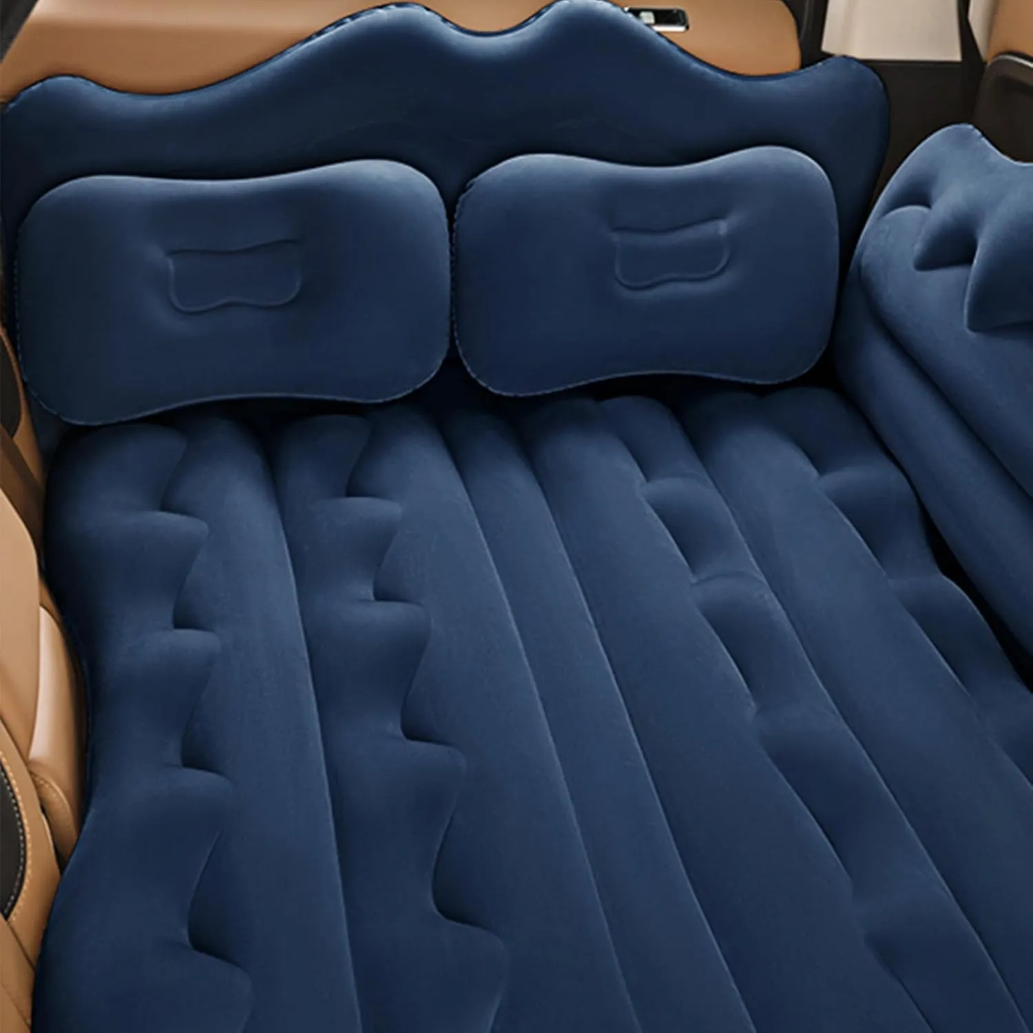 Car Air Mattress for Cadillac Escalade (7Seats) 2021 2022 2023 Thickened Durable Car Camping Air Mattress Bed with Air Pump Inflatable Sleeping Mat,C