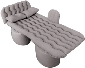 Car Air Mattress for Ford Maverick 2022 2023 2024, Inflatable Car Bed for Back Seat Sleeping, Soft Car Inflatable Bed Back Seat Mattress Airbed,B Grey