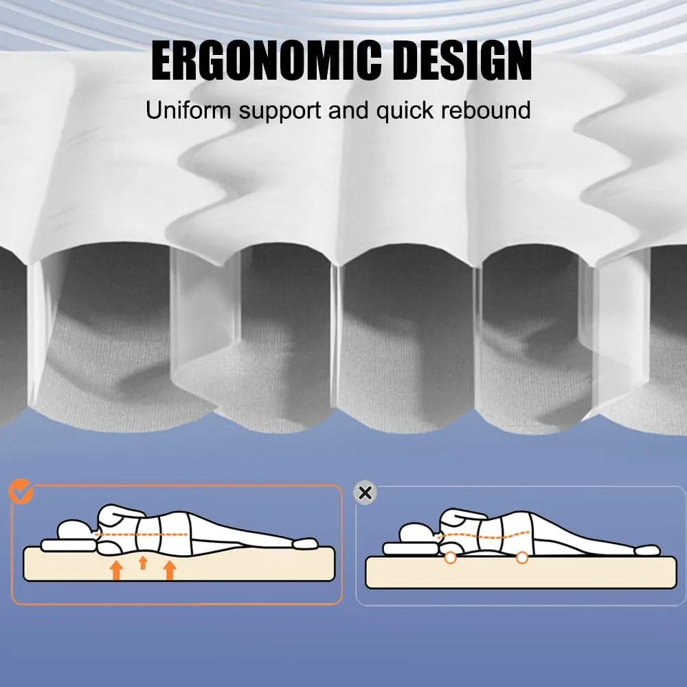 Car Air Mattress SUV Air Mattress, SUV Mattress Camping Bed with Travel Pillow Air, Foot Pier, Air Pump, Inflatable Mattress for Car Grey