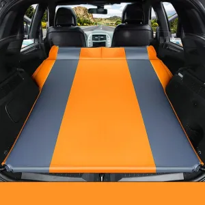 Car Automatic Inflatable Bed for BYD Tang EV 7seats 2015 2016 2017, Portable Movable Thickened Trunk Sleeping Bed Outdoor Camping Hiking Air Mattress,Orange