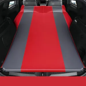 Car Automatic Inflatable Bed for Hyundai New Santafe 5seats 2010 2011 2012 2013, Portable Movable Thickened Trunk Sleeping Bed Outdoor Camping Hiking Air Mattress,Red
