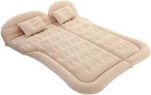 Car Inflatable Air Mattress for Subaru XV 2018 2019 2020 2021 2022 2023 2024 Portable Boot Air Mattress Cushion Outdoor Travel Camping Sleeping Gear Accessories,Beige
