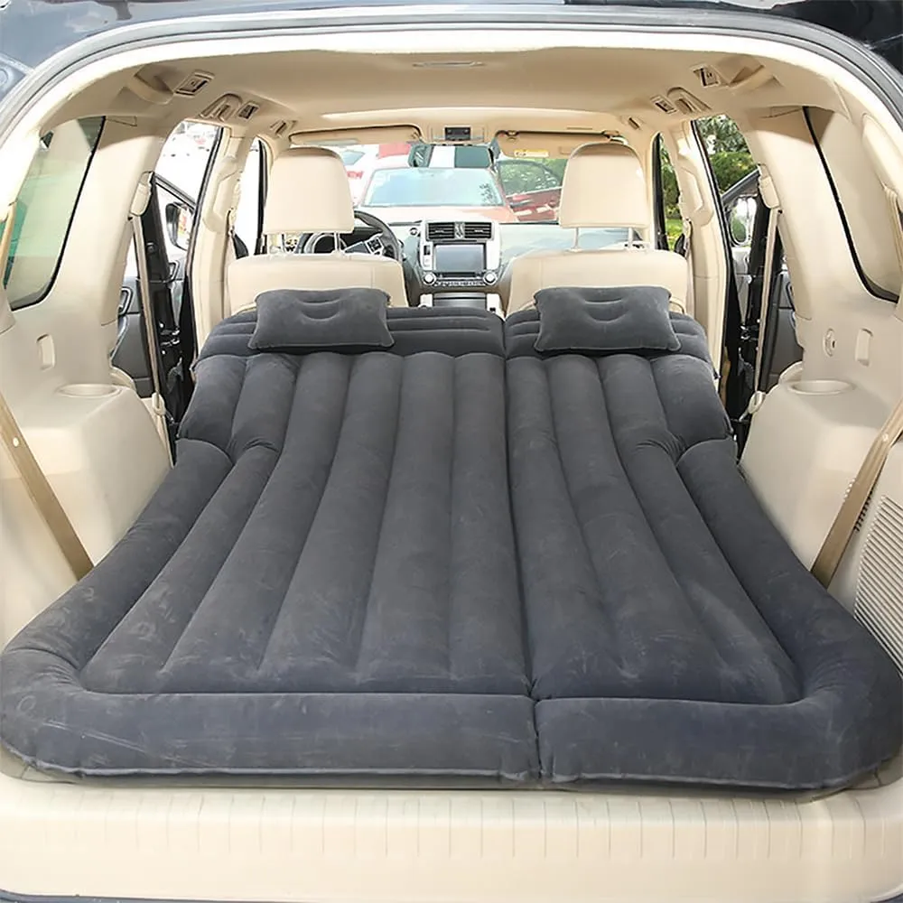 Car Inflatable Mattress for Hyundai Ioniq 5 NE 2021 2022 2023 2024 Rear Trunk Air Mattress Camping Folding Air Bed Cushion Back Seat Air Sleeping Mattresses,Black01