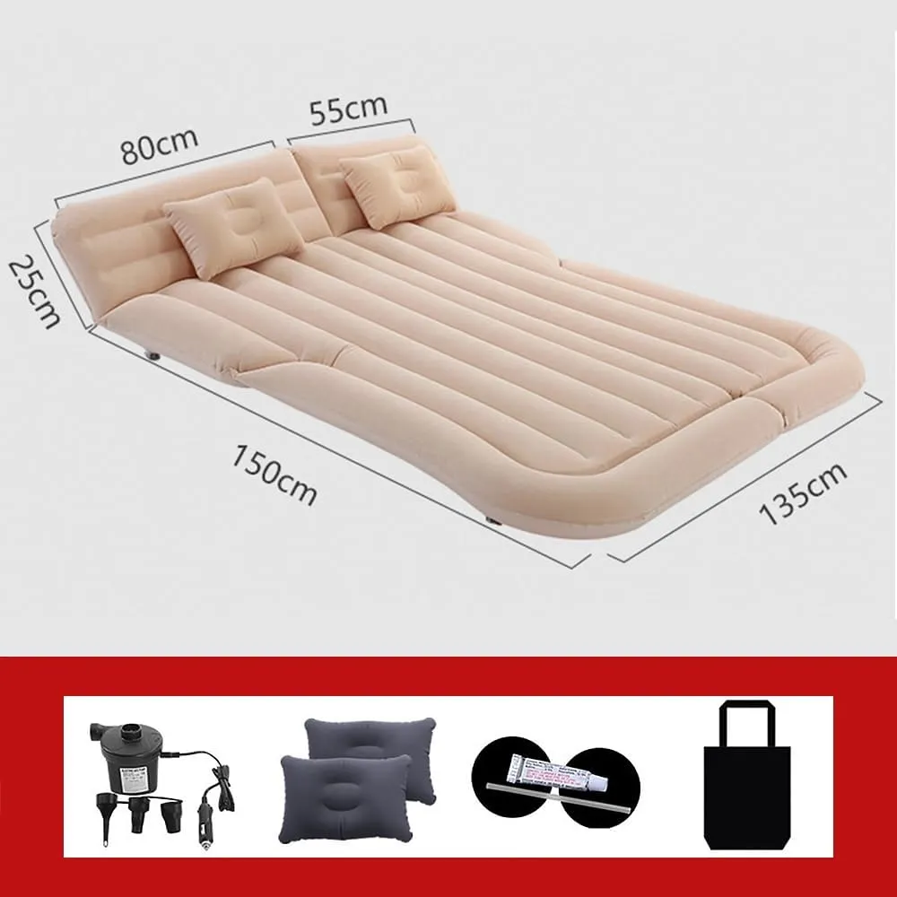 Car Inflatable Mattress for Hyundai Ioniq 5 NE 2021 2022 2023 2024 Rear Trunk Air Mattress Camping Folding Air Bed Cushion Back Seat Air Sleeping Mattresses,Black01