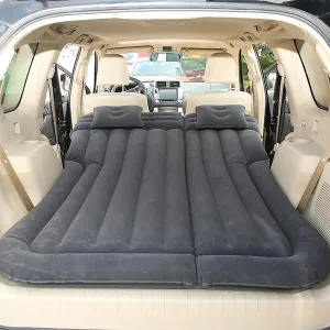 Car Inflatable Mattress for Hyundai Ioniq 5 NE 2021 2022 2023 2024 Rear Trunk Air Mattress Camping Folding Air Bed Cushion Back Seat Air Sleeping Mattresses,Black01