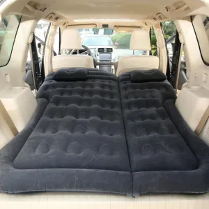 Car Inflatable Mattress for Infiniti FX Ⅱ/FX35 2009 2010 2011 2012 2013, Thickened Bed Cushion Camping Travel Sleeping Gear Back Seat Portable Air Pillow Inflator,Black-C, size:c