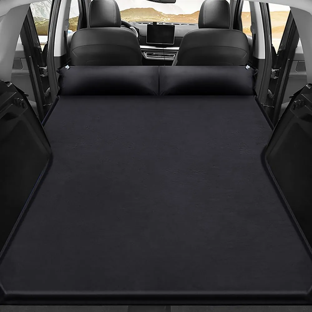 Car Inflatable Mattress for Subaru Crosstrek 1.Gen/2.Gen 2013-2024 Back Seat Air Mattress Thickened Air Bed Cushion Rear Trunk Sleeping Mattress Camping Travel, Black