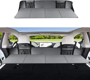 Car Rear Seat Mattress Extension Plate, Increase Trunk and Car Bed Camping Space, Folding, Non-Inflatable Car Travel Mattress for Tesla Model Y/3, RAV4, CRV, Outback, Cherokee, Tiguan, 50 * 21.6 Inch