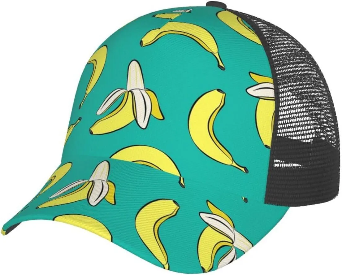 Cartoon Animal Baseball Cap Golf Dad Hat for Men and Women Adjustable Snapback Mesh-Back Outdoor Sport Trucker Hat