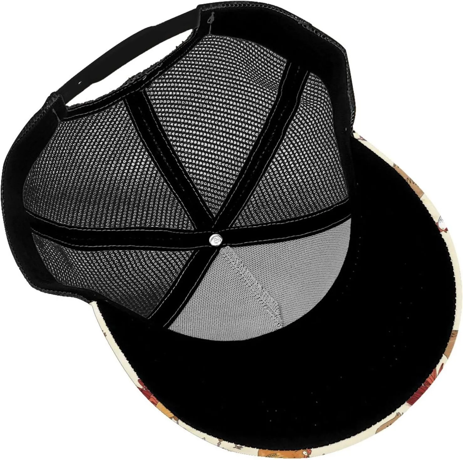Cartoon Animal Baseball Cap Golf Dad Hat for Men and Women Adjustable Snapback Mesh-Back Outdoor Sport Trucker Hat
