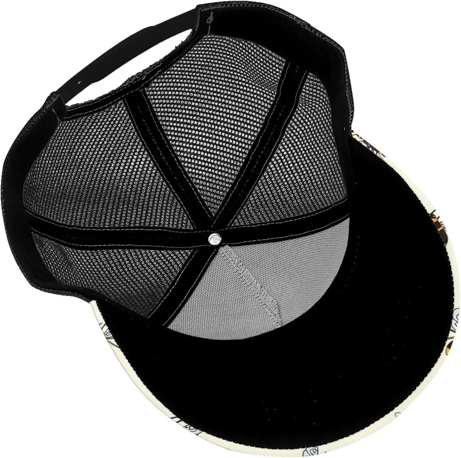 Cartoon Animal Baseball Cap Golf Dad Hat for Men and Women Adjustable Snapback Mesh-Back Outdoor Sport Trucker Hat