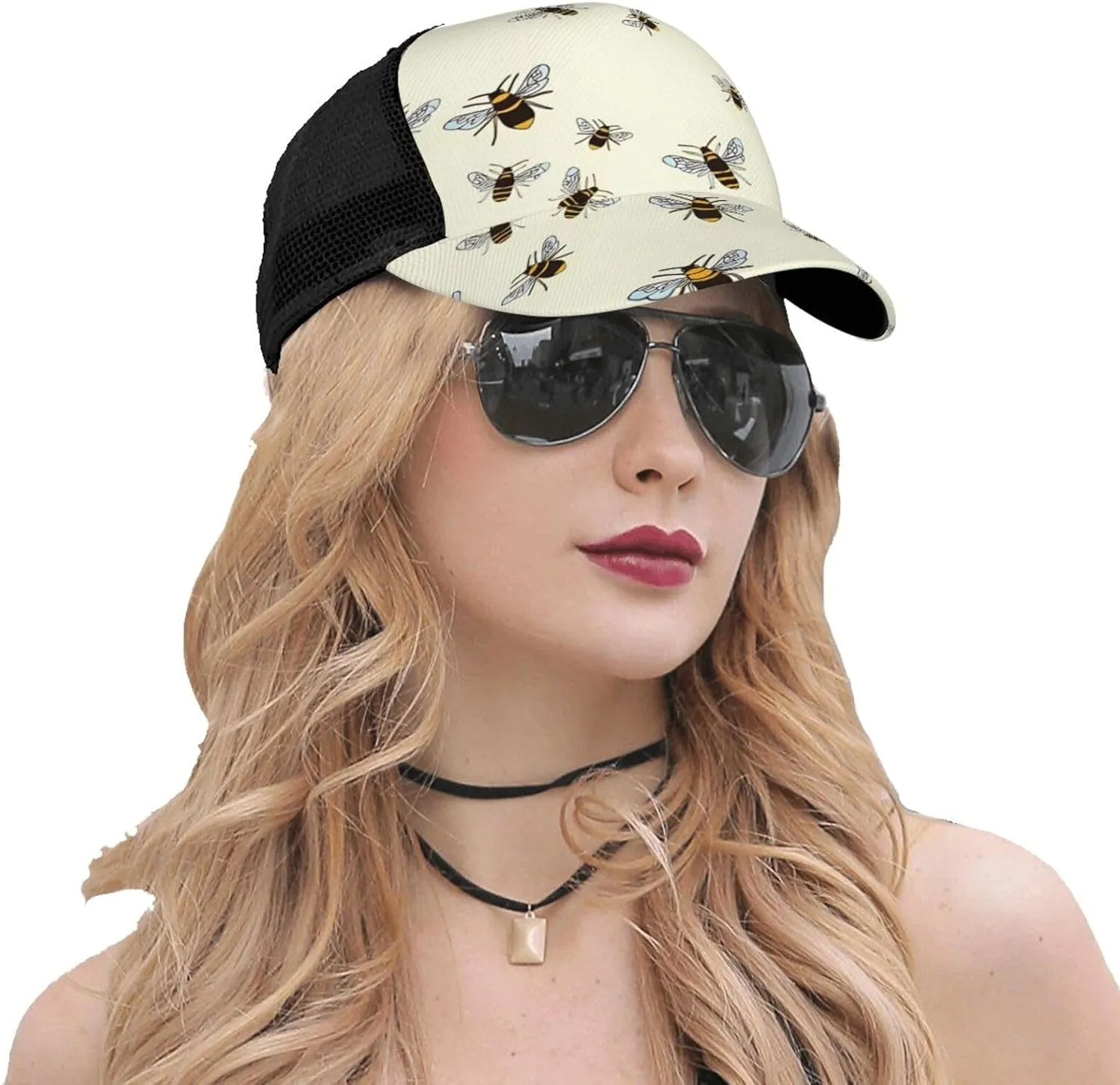 Cartoon Animal Baseball Cap Golf Dad Hat for Men and Women Adjustable Snapback Mesh-Back Outdoor Sport Trucker Hat